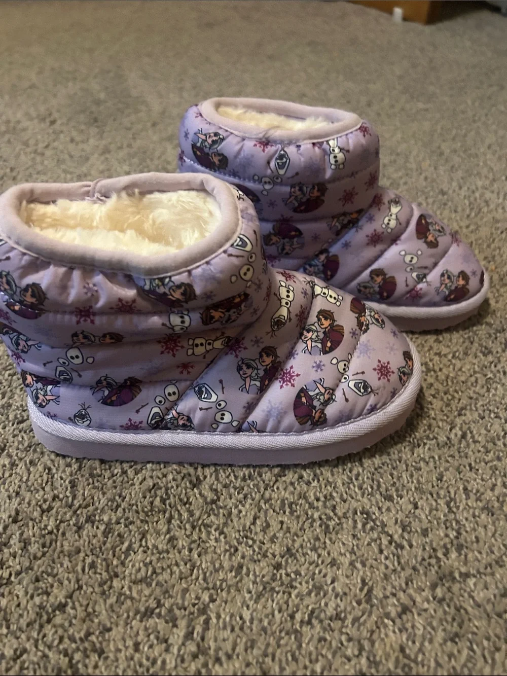 Kids Lavender Character Bootie One-Piece